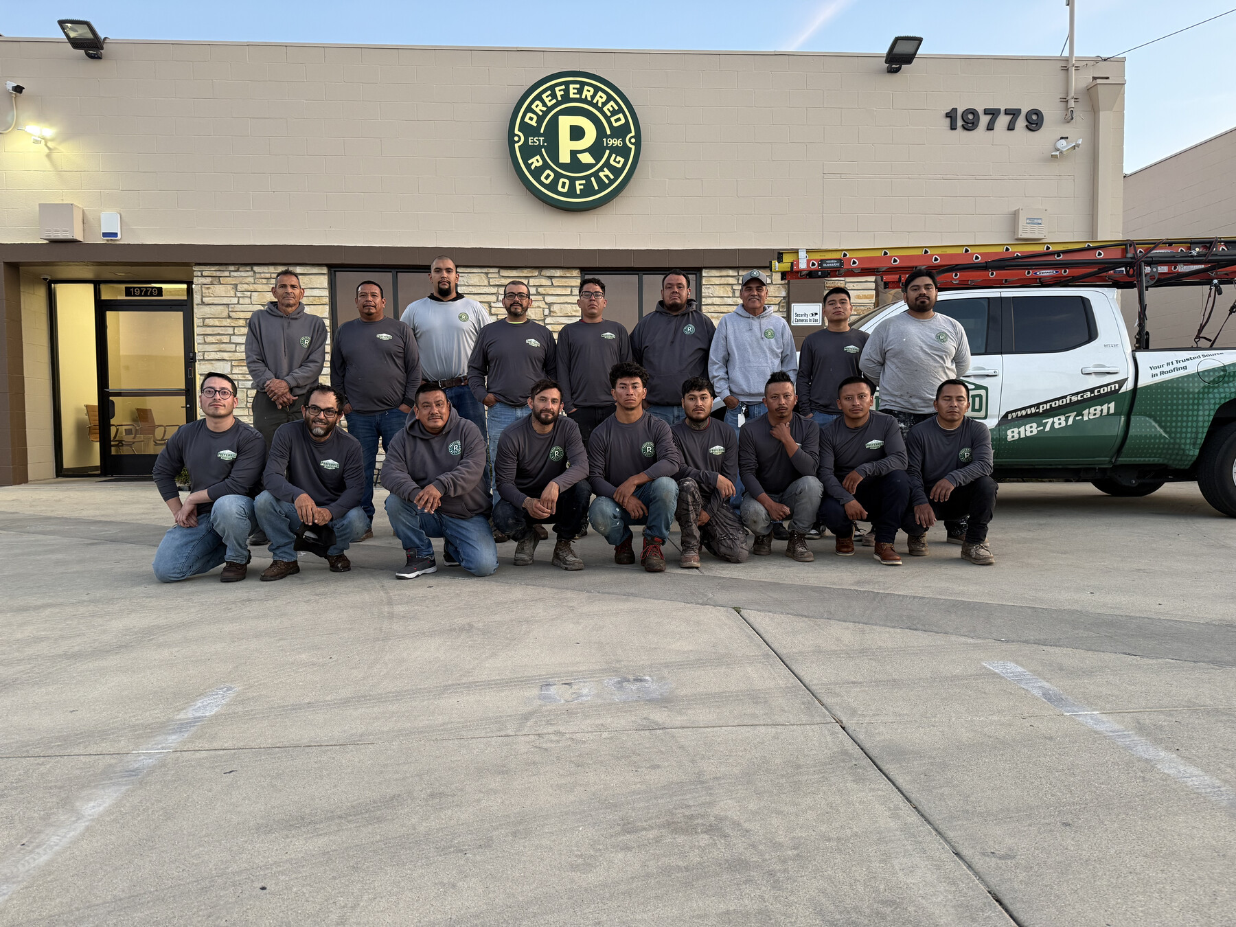 The Preferred Roofing crew — 30+ years of experience serving Los Angeles
